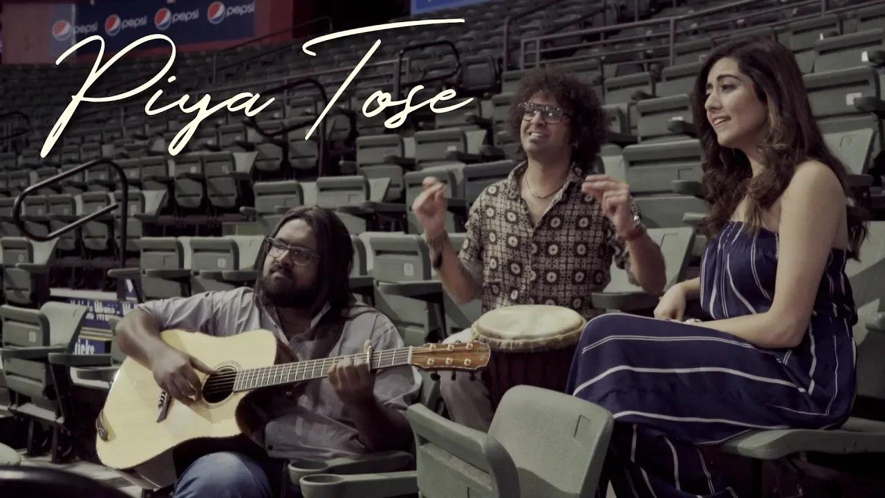 Jonita Gandhi - Piya Tose Naina Laage Re (Cover) feat. Keba Jeremiah & Sanket Naik background