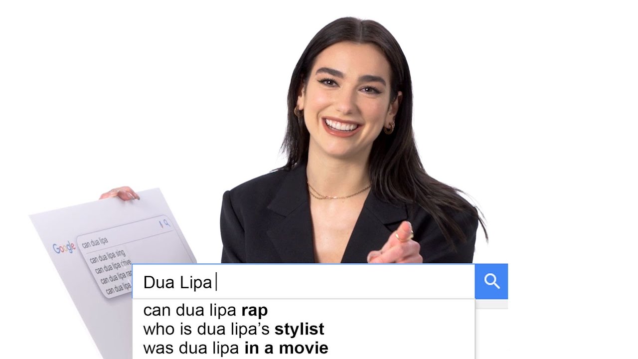 Dua Lipa Answers the Web's Most Searched Questions | WIRED background