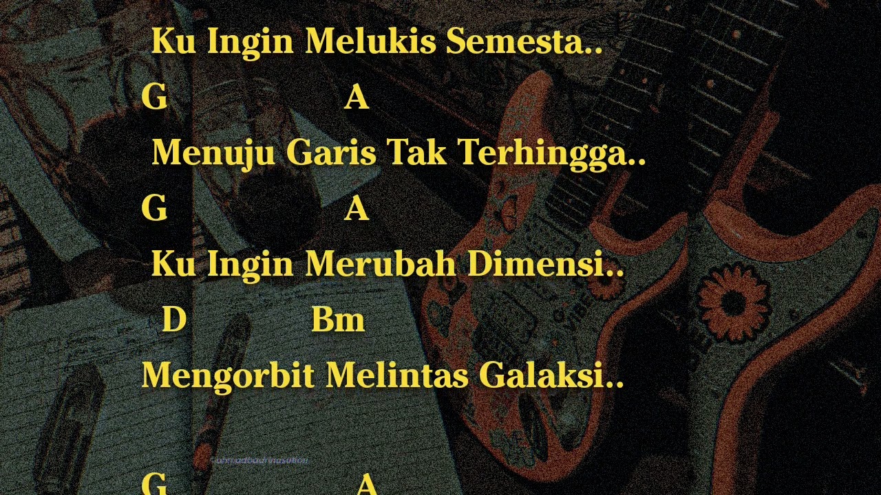 THE JANSEN - LANGIT TAK SEHARUSNYA BIRU (CHORD) background