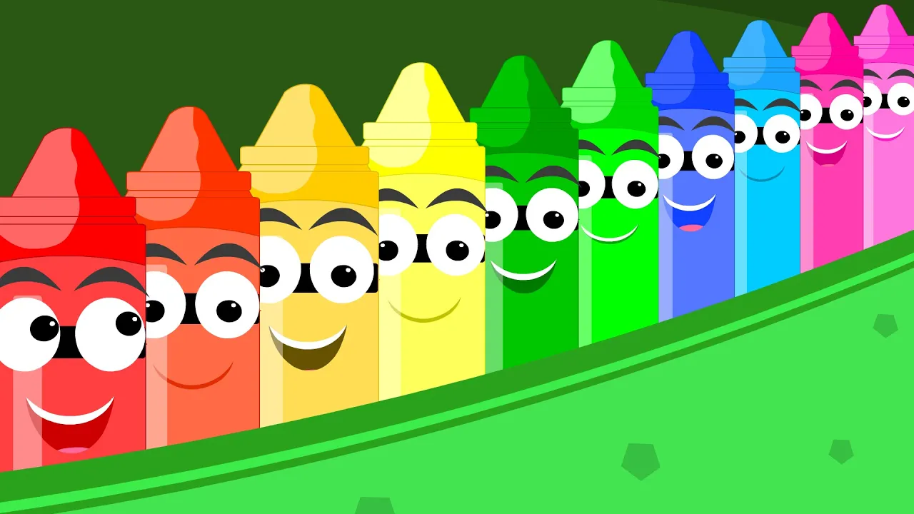 Crayons Nursery Rhymes - Ten in the Bed Song | Crayons Nursery Rhyme For Kids | Song For Children