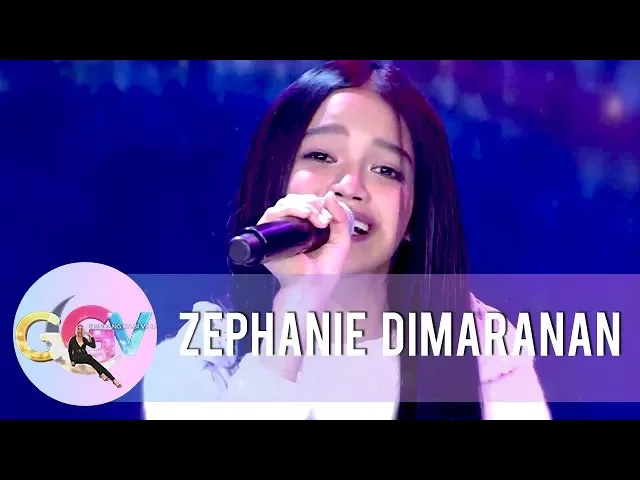Zephanie performs her single "Pangarap Kong Pangarap Mo" | GGV backdrop