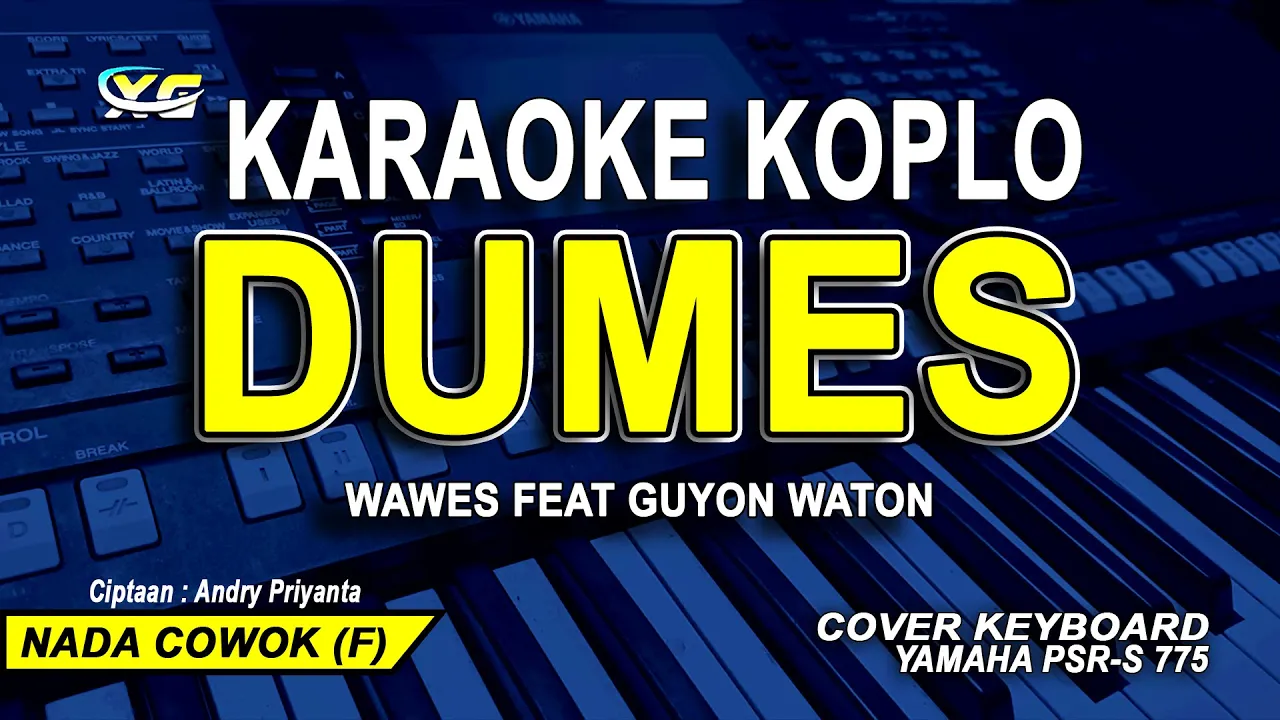 Dumes Karaoke Nada Cowok - Koplo (WAWES Feat GUYON WATON) background