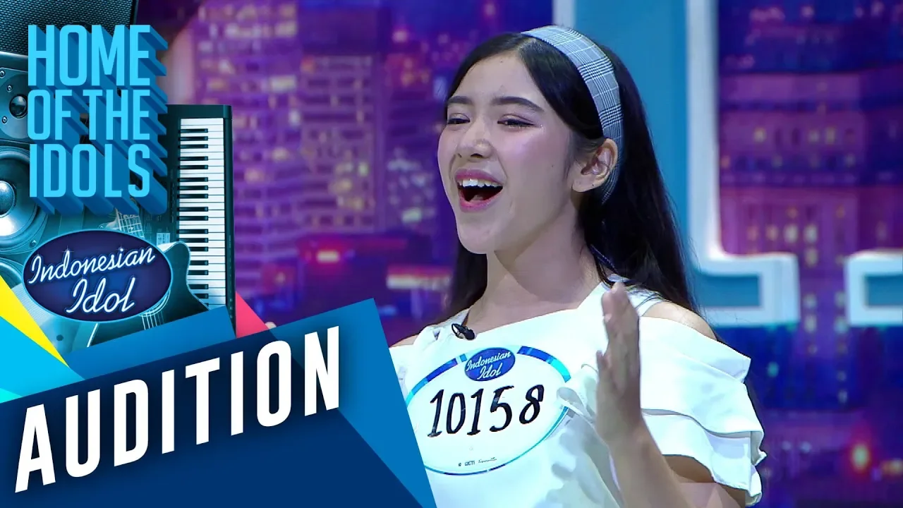 Berhasil menyanyikan lagu Raisa, Tiara dapatkan Titanium Ticket - AUDITION 5 - Indonesian Idol 2020 background