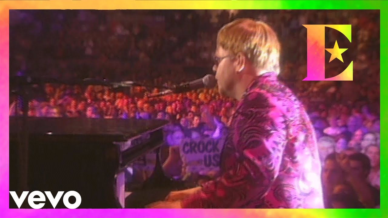 Elton John - Crocodile Rock (Live At Madison Square Garden) background
