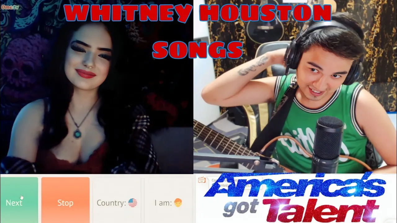 HARANA SERYE | OMEGLE OMETV |Whitney Houston Greatest Hits| PART26