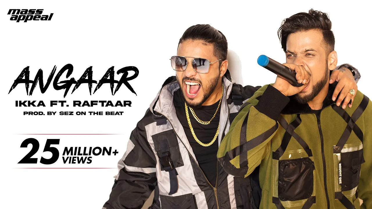 Angaar (Official Video) - IKKA Ft. Raftaar | Sez On The Beat | Mass Appeal India | New song 2020 background
