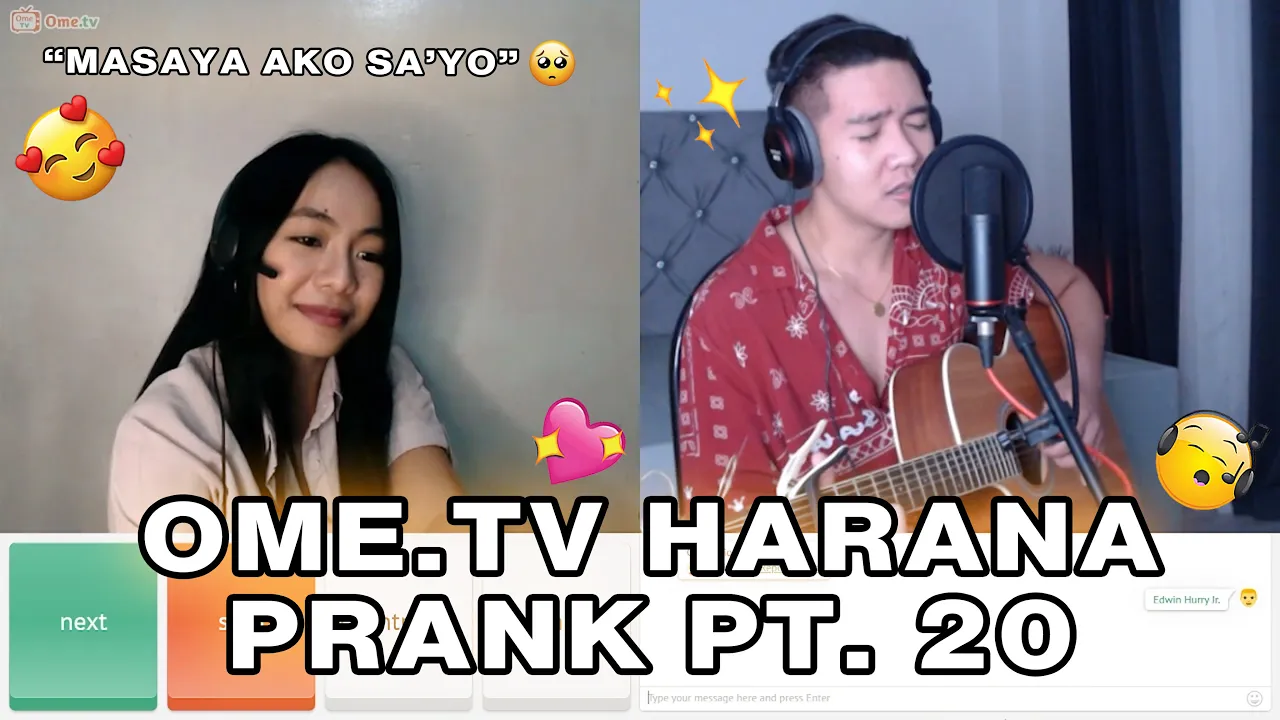 OME.TV HARANA PRANK PART 20 (I MET THIS CUTE TEACHER) LAUGHTRIP + KILIG MOMENTS ๐ | Edwin Hurry Jr.