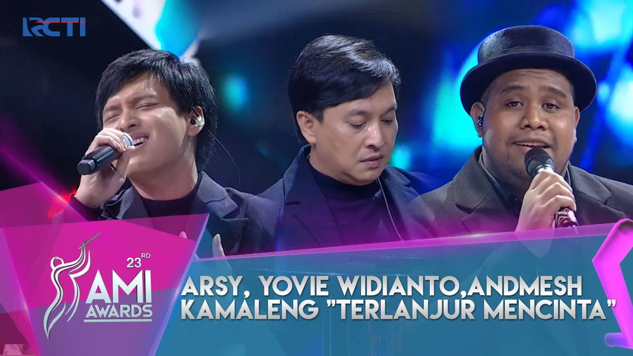 Arsy Widianto x Yovie Widianto x Andmesh Kamaleng - "Terlanjur Mencinta" | AMI AWARDS 23rd | 2020 background