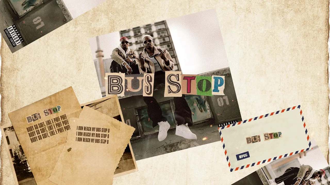 Ajebo Hustlers - Bus Stop (Official Lyrics Video)