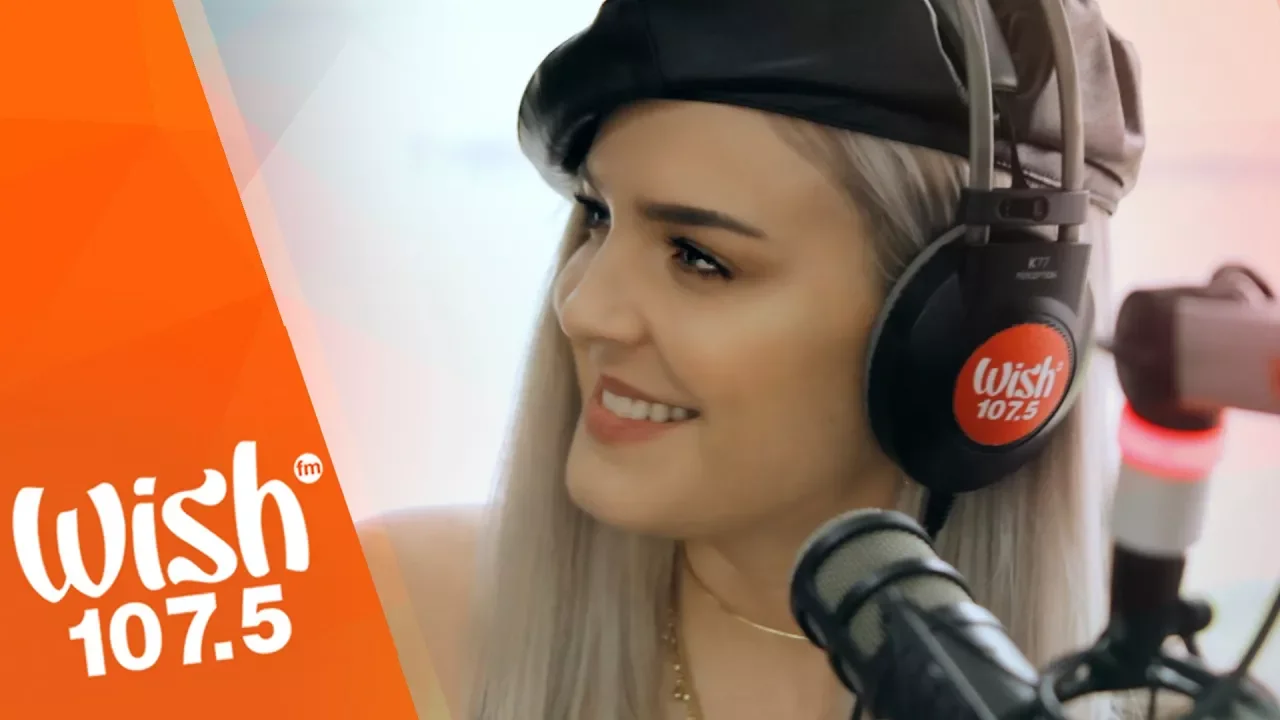 Anne-Marie performs "Friends" LIVE on Wish 107.5 Bus background