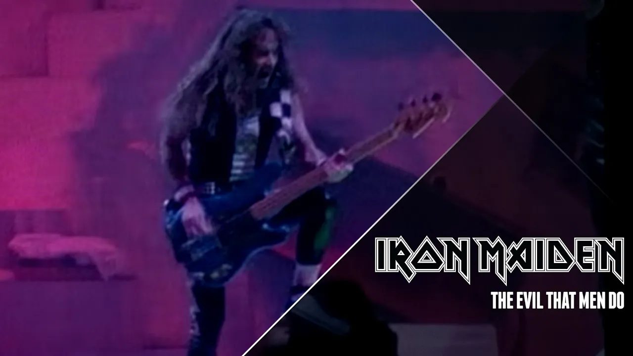 Iron Maiden - The Evil That Men Do (Official Video) backdrop