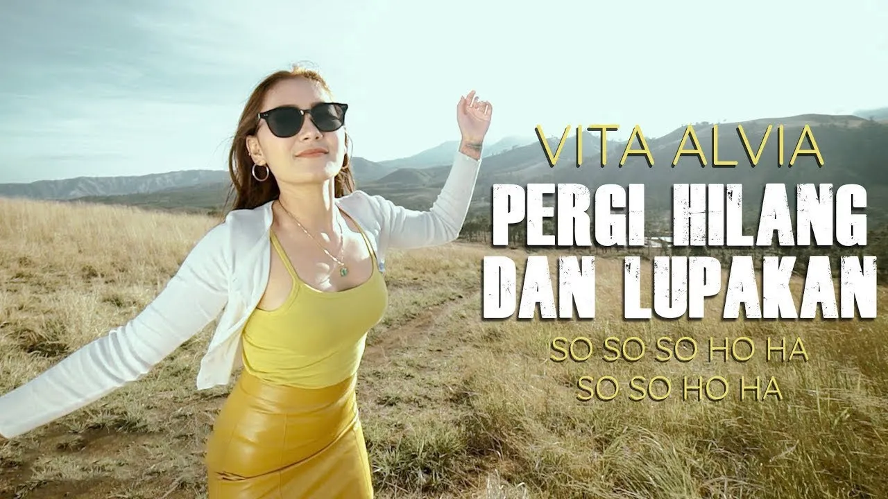 Vita Alvia - Pergi Hilang dan Lupakan - Remix So So Ho Ha Semongko (Official MV ANEKA SAFARI) background