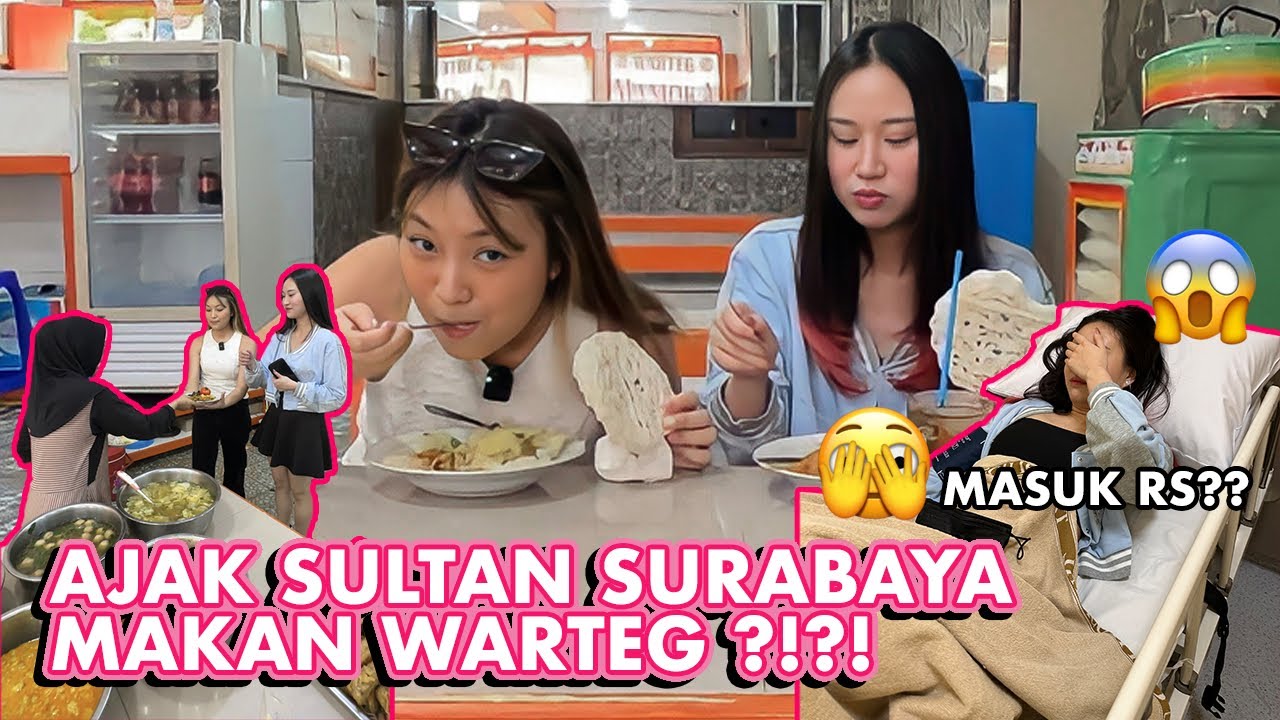 AJAK SULTAN SURABAYA MAKAN WARTEG!! π±π€―π