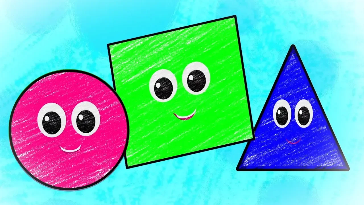 The Shapes Song | Learn Shapes | Crayons Nursery Rhymes | Kids Songs For Children (2020) | Watch on Movi47