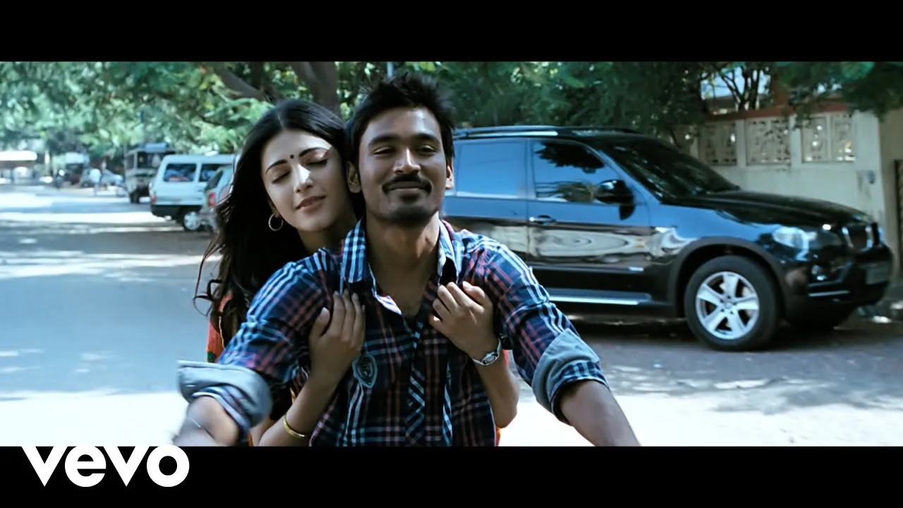 3 - Nee Paartha Vizhigal Video | Dhanush, Shruti | Anirudh background