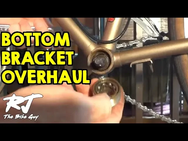 How To Overhaul A Bike Bottom Bracket - Remove/Clean/Install New Bearings
