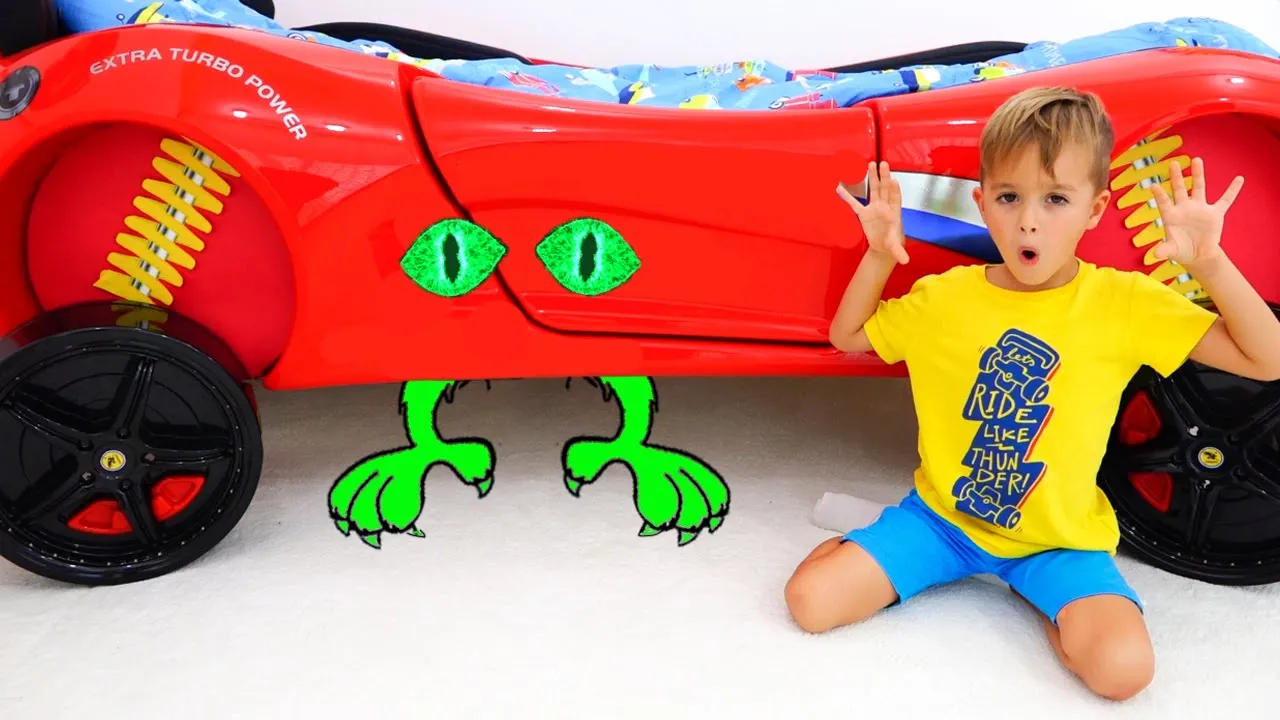 Vlad and Niki - Monster under my bed story background
