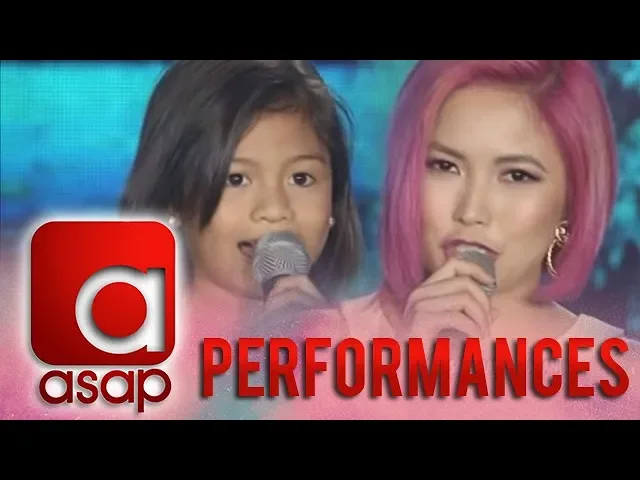 ASAP: Yeng Constantino and Lyca Gairanod sing "Hawak Kamay" background