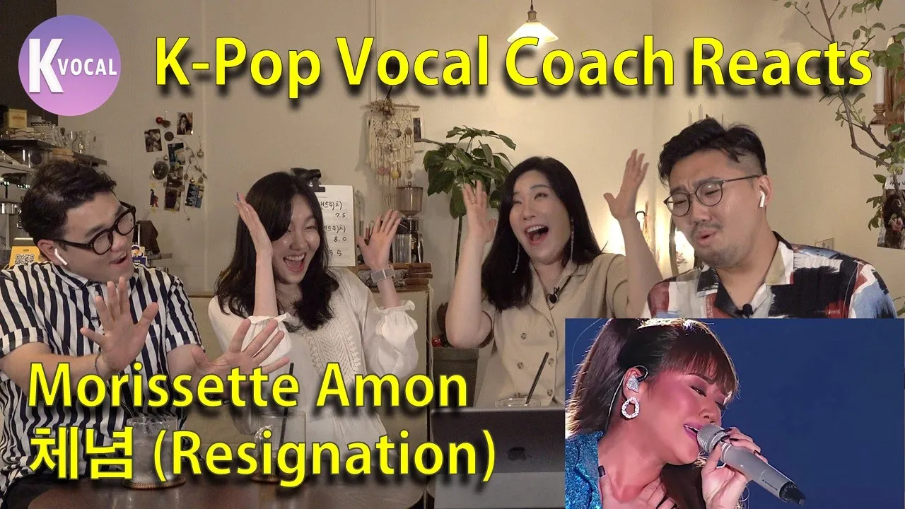 4 K-pop Vocal Coaches react to Morissette Amon - 체념 (Resignation) (Asia Song Festival 2018) background