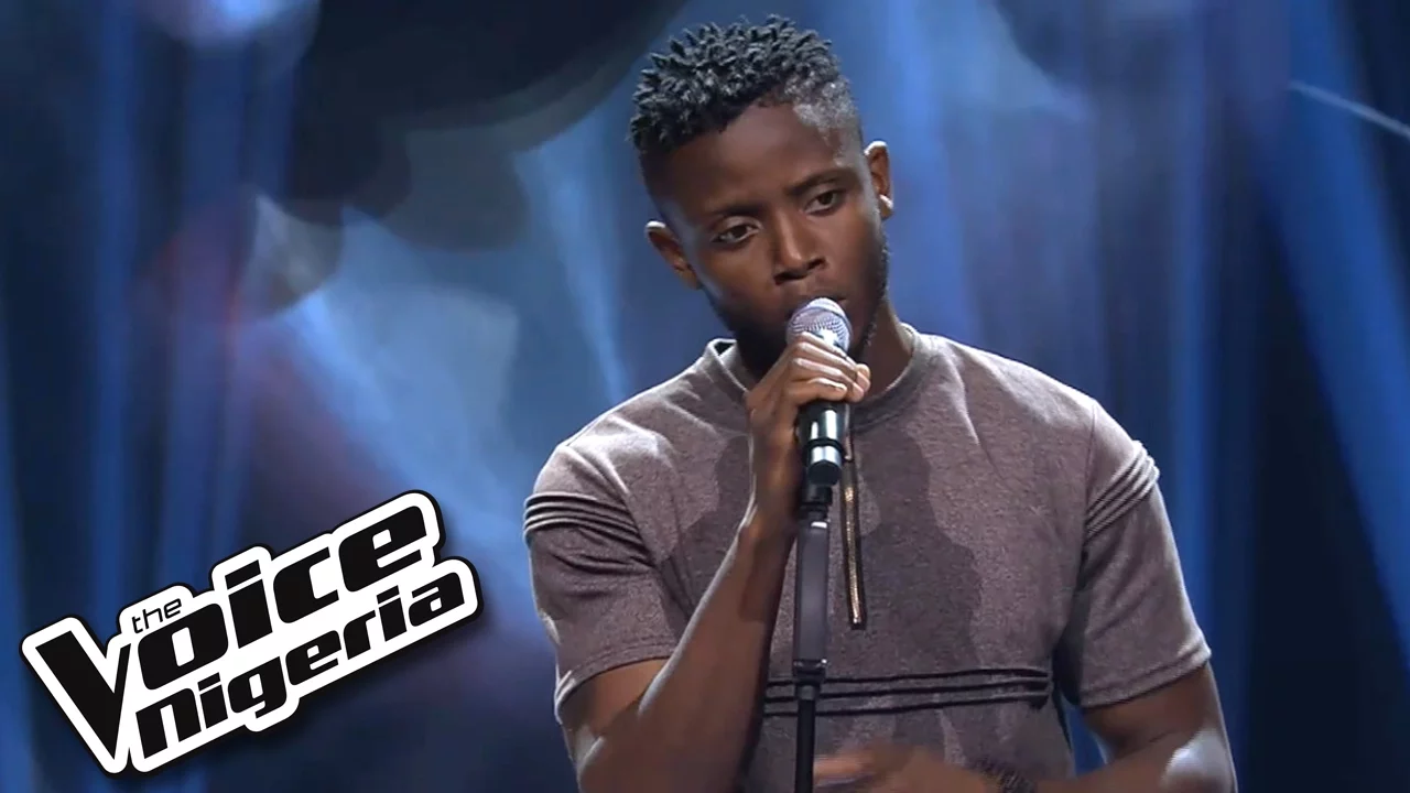 Chike sings ‘Roses’ / Blind Auditions / The Voice Nigeria background