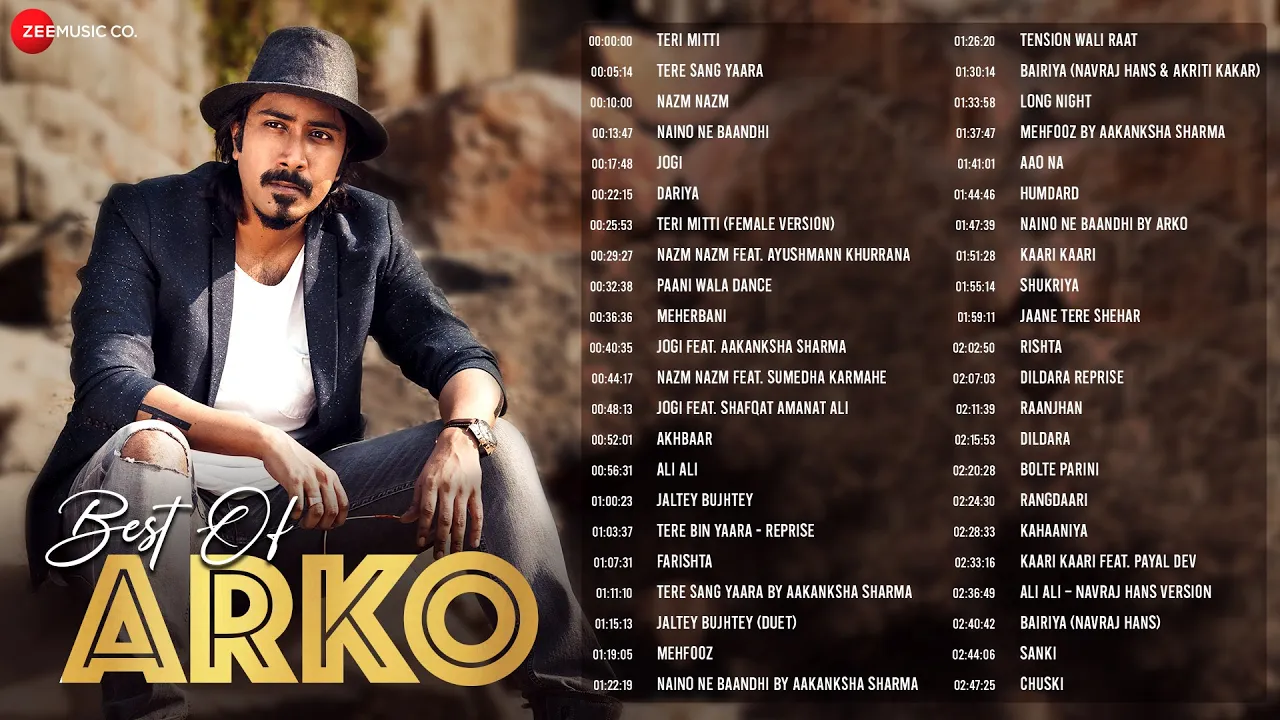 Best Of Arko , 44 Superhit Songs Nonstop Album | Teri Mitti, Tere Sang Yaara, Nazm Nazm, Jogi & More (2021) | Watch on Movi47