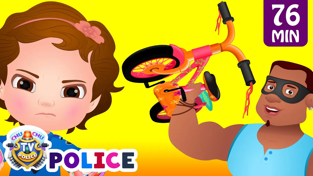 ChuChu TV Police Save The Bicycles of the Kids from Bad Guys | ChuChu TV Surprise Kids Videos (2019) | Watch on Movi47