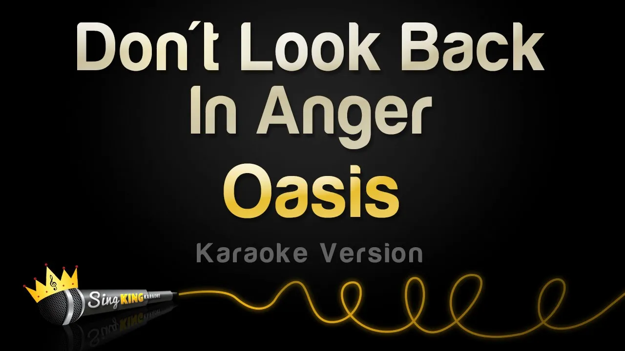 Oasis - Don't Look Back In Anger (Karaoke Version) background