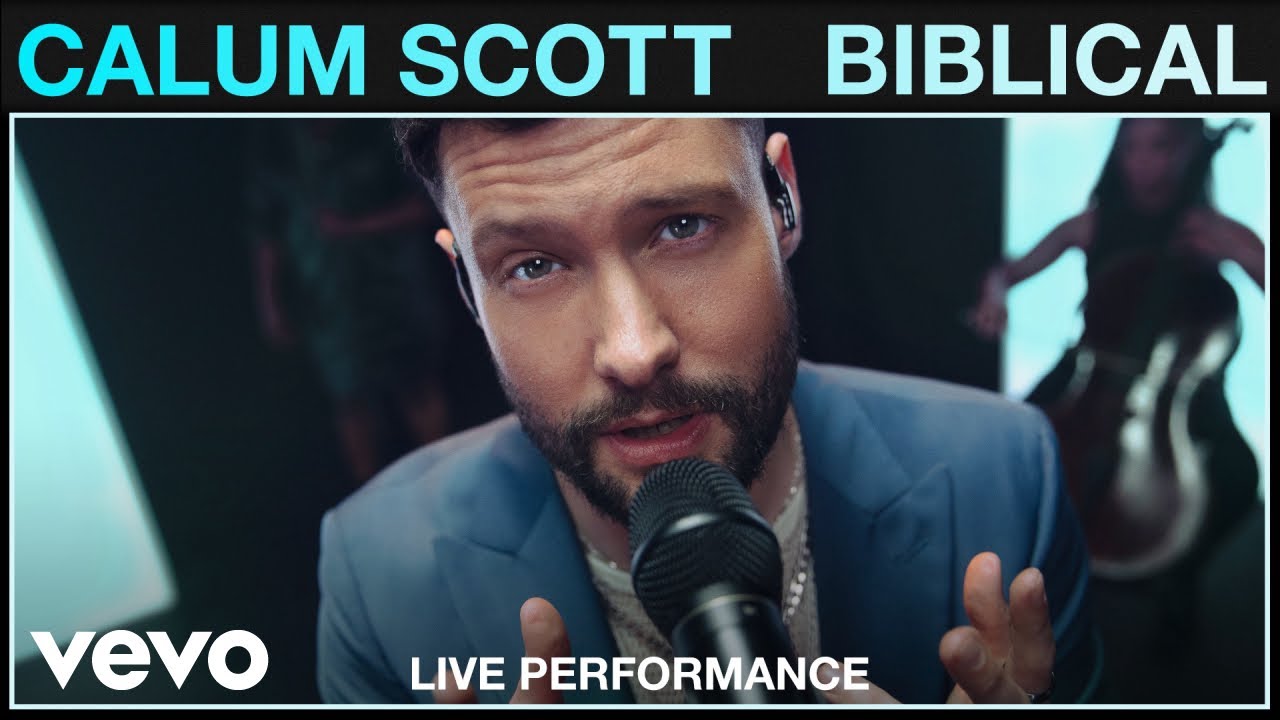Calum Scott - Biblical (Live) | Vevo Studio Performance backdrop