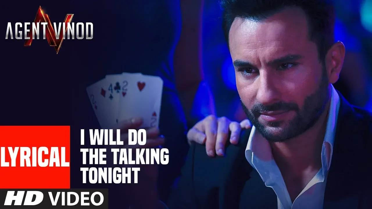 LYRICAL: I Will Do The Talking Tonight| Agent Vinod | Saif Ali Khan | Pritam background