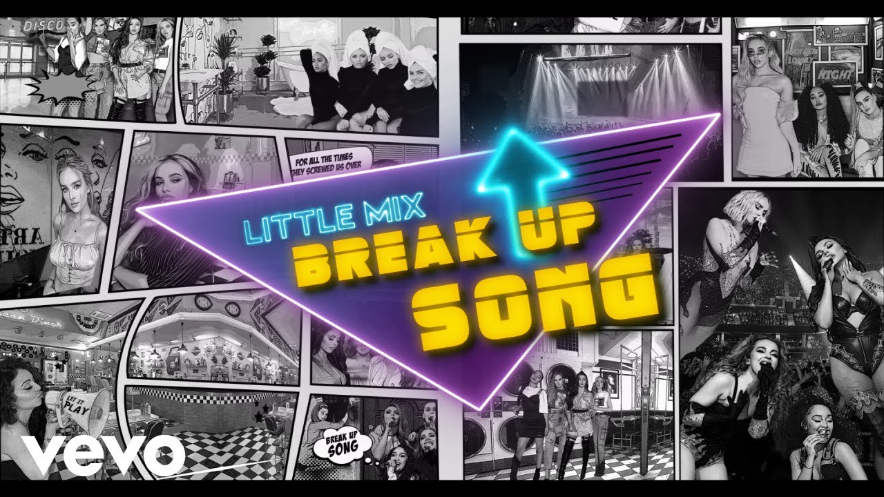 Little Mix - Break Up Song (Lyric Video) background
