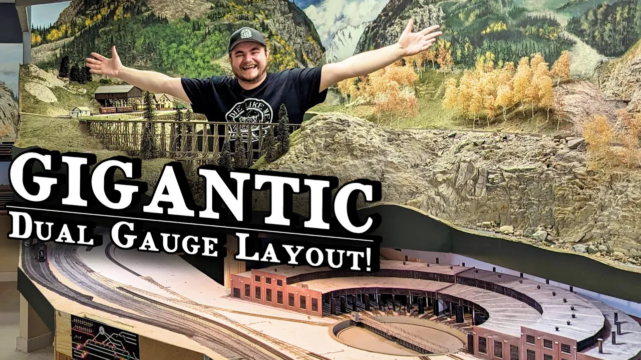 He added a SECOND FLOOR just for TRAINS | Eddie Carroll's HO scale empire