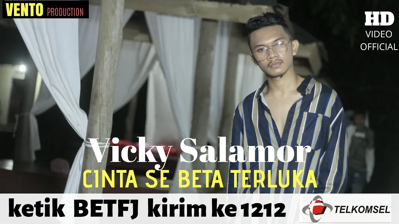 CINTA SE BETA TERLUKA - VICKY SALAMOR ( OFFICIAL MUSIC VIDEO ) background