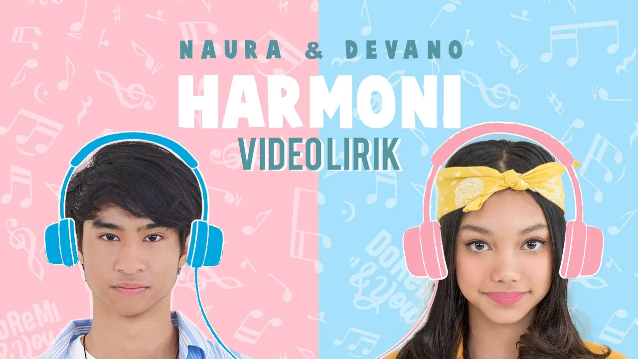 Naura & Devano - Harmoni (OST. Doremi & You | Coming Soon Juni 2019) | Official Video Lirik background