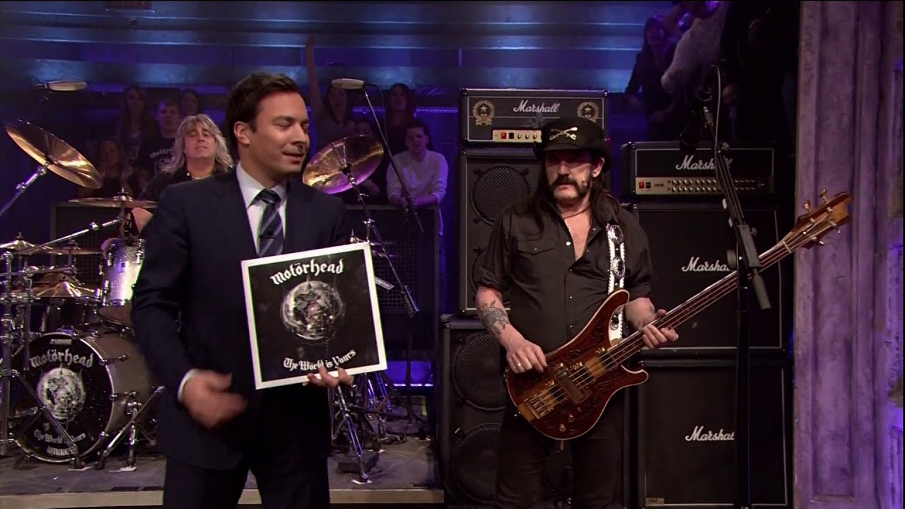 TV Live: Motorhead - "Ace of Spades" (Fallon 2011) background