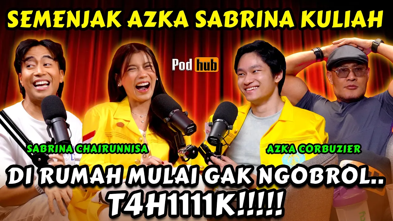 IBU TIRI BARENG ANAK TIRI KULIAH DI UI.. (BAPAK DICUEKIN🤣) - VIDI, SABRINA, AZKA CORBUZIER