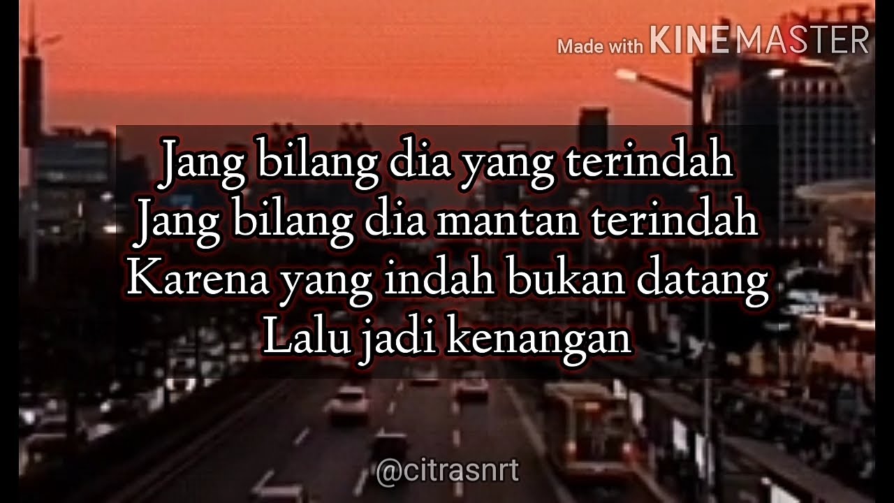 Bukan Yang Terindah - Fresly Nikijuluw (Lirik) background