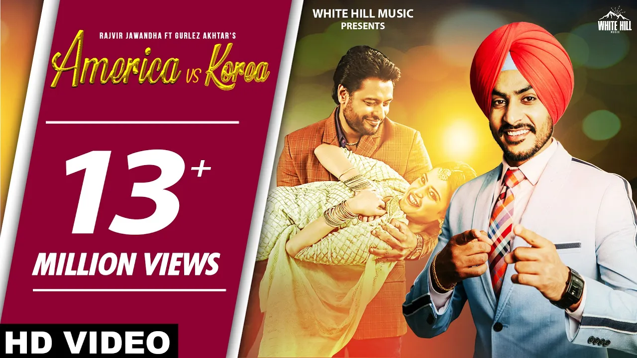 America Vs Korea (Full Song) Rajvir Jawanda | Gurlez Akhtar | KAKA Ji backdrop