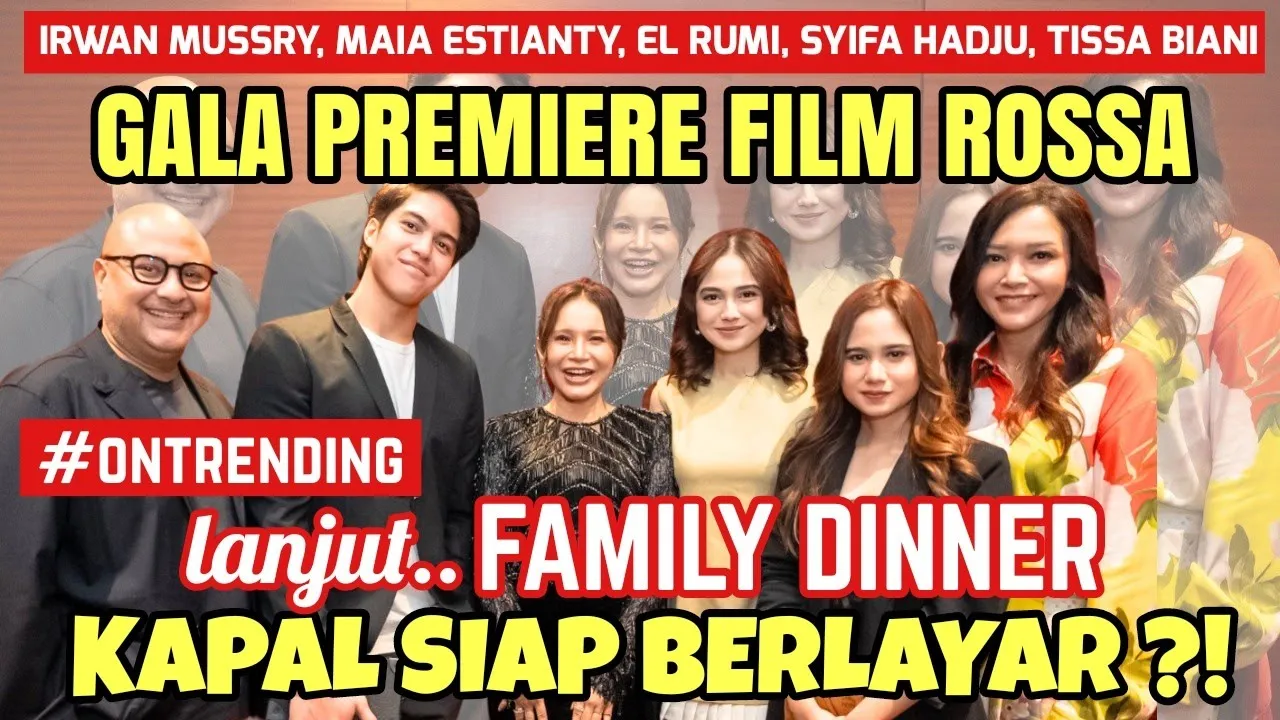 SYIFA HADJU, EL RUMI & TISSA BIANI SUPPORT FILM DADDY IRWAN‼️MAIA ESTIANTY LANJUT AJAK FAMILY DINNER poster — similar to MANJA BANGET! Tissa & Sitha Fokus Masak, Dul & Bastian Malah AFK | PERANG DAPUR | (PART 2)