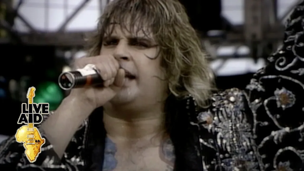 Black Sabbath feat. Ozzy Osbourne - Paranoid (Live Aid 1985) backdrop
