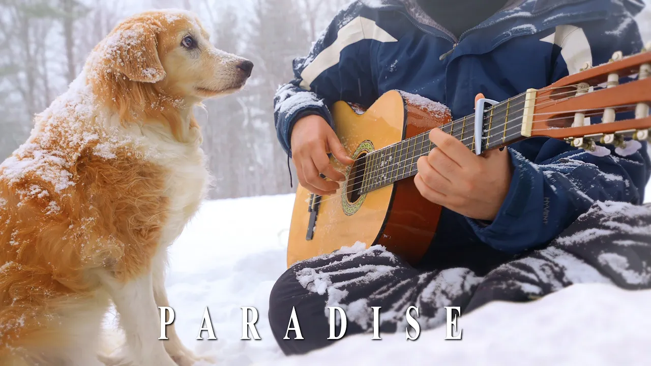 Paradise - Coldplay (Fingerstyle Guitar) background