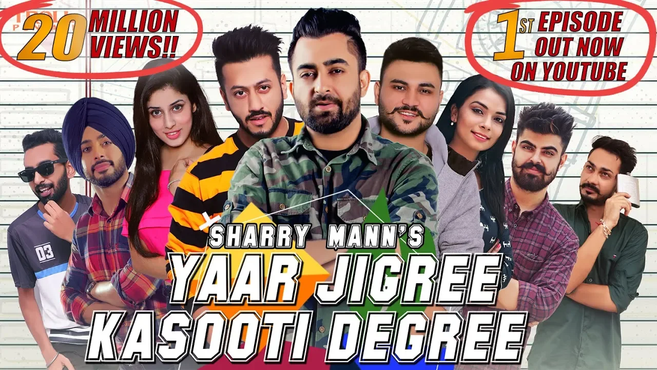 Yaar Jigree Kasooti Degree - Sharry Mann (Official Video) | Mista Baaz | Latest Punjabi Song 2018 background