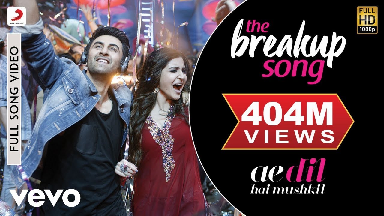 The Breakup Song Full Video - ADHM|Ranbir, Anushka|Arijit,Badshah,Jonita,Nakash|Pritam background