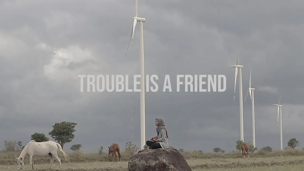 Trouble Is a Friend - Lenka (Feby cover) background