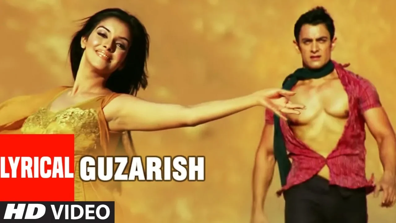 LYRICAL: Guzarish | Ghajini feat. Aamir Khan | Asin | Love Song | T-Series background