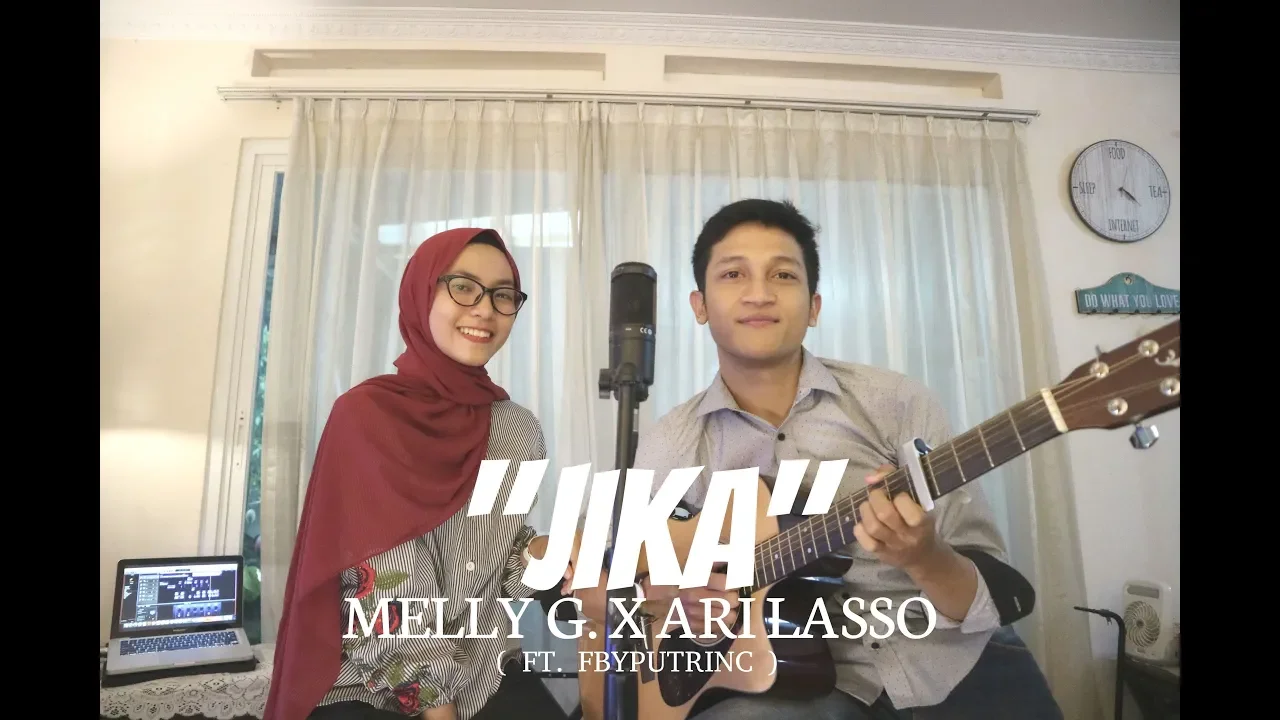 JIKA - MELLY GOESLAW FT.ARI LASSO ( ALDHI COVER FT. FEBY PUTRI ) | FULL VERSION background