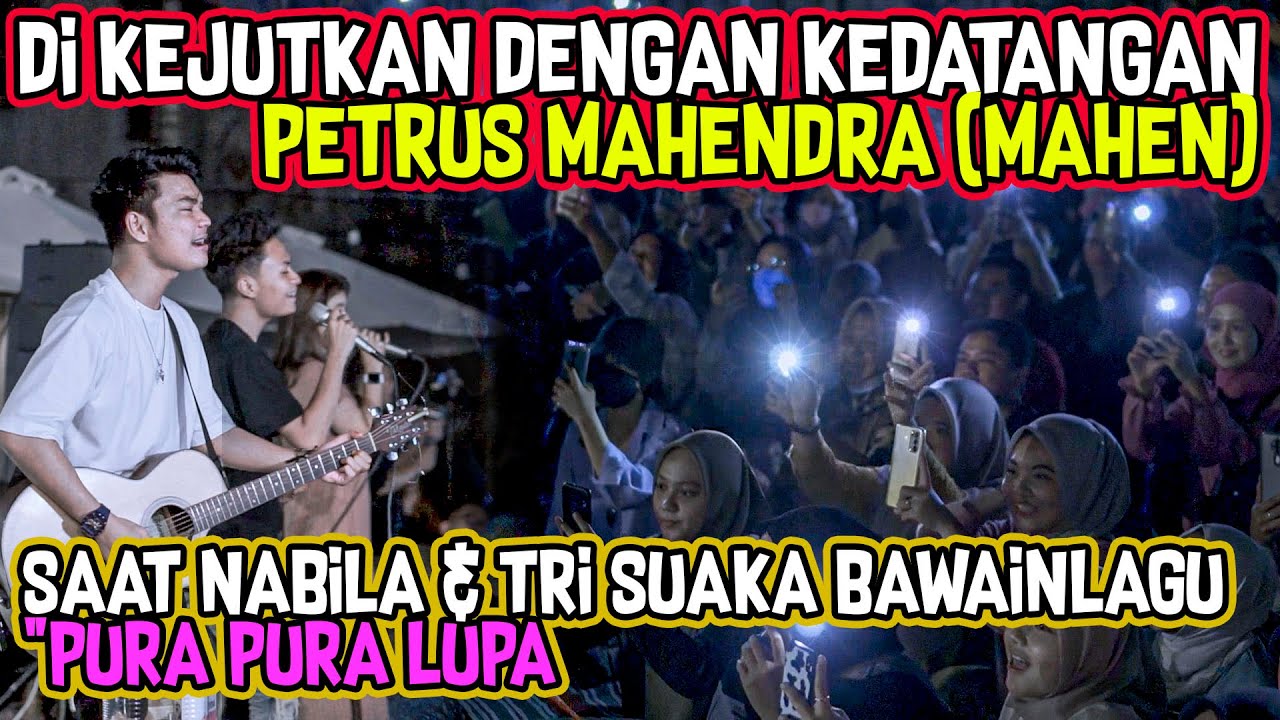 DI KEJUTKAN DENGAN KEDATANGAN PETRUS MAHENDRA SAAT TRI SUAKA & NABILA BAWAIN PURA PURA LUPA backdrop