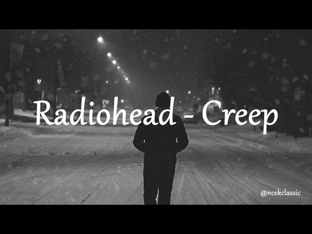 Radiohead - Creep (Lyrics) background
