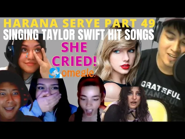 OMEGLE HARANA SERYE (PART 49) | SINGING TAYLOR SWIFT SONGS poster — similar to OMEGLE HARANA SERYE (PART 64) | SAM SMITH & MEGHAN TRAINOR | WITH A TWIST