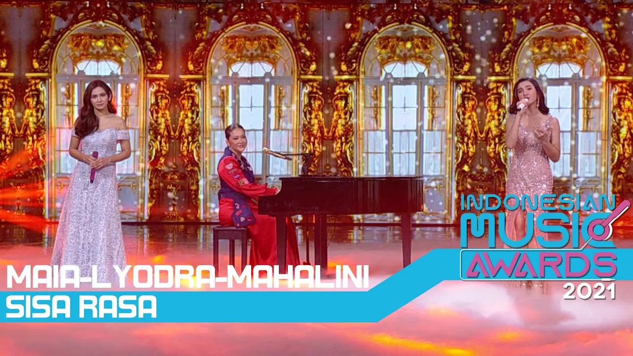 KOLABORASI YANG SANGAT CANTIK MAIA - LYODRA - MAHALINI "SISA RASA" | INDONESIA MUSIC AWARDS 2021 background