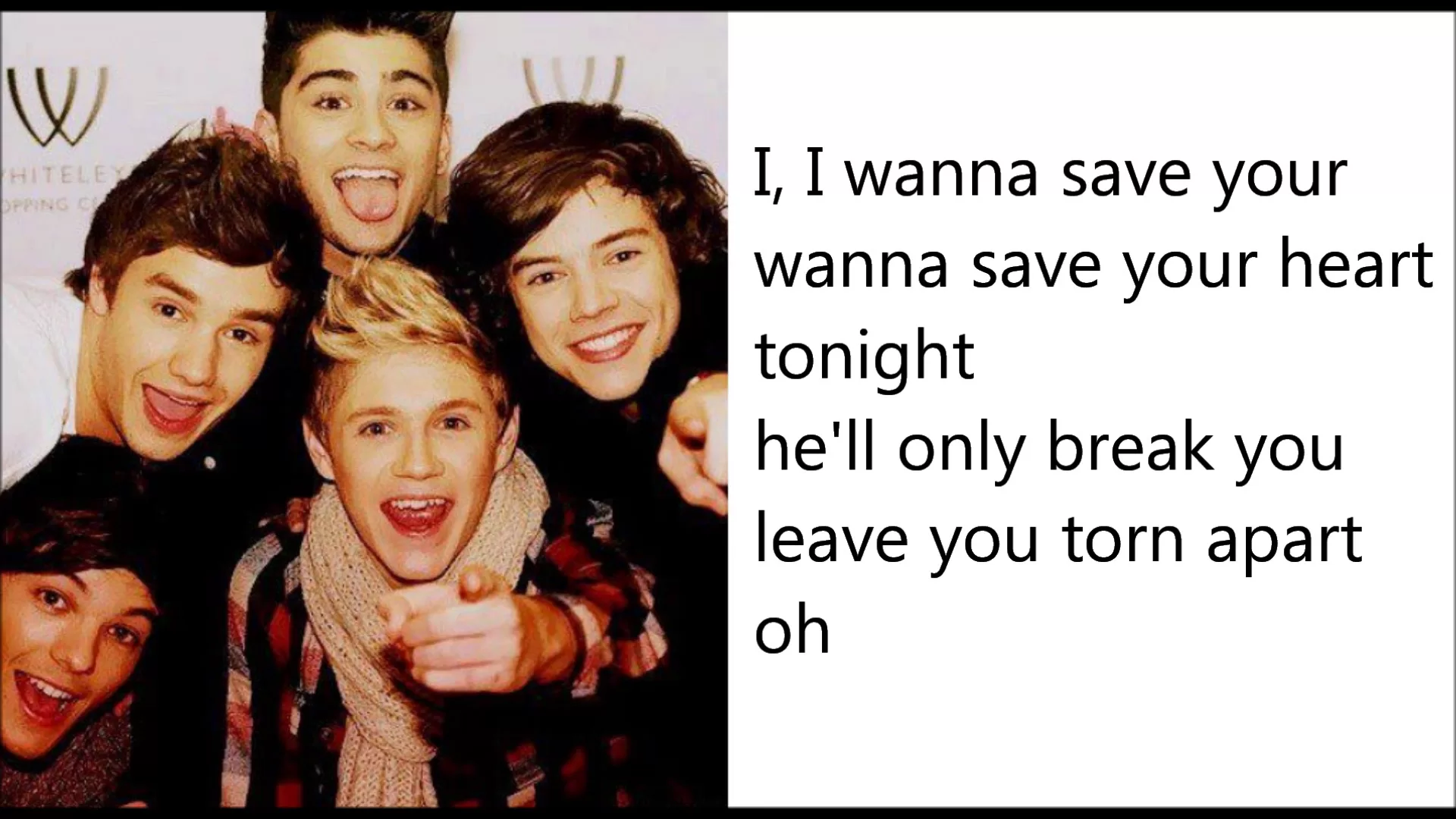 Save You Tonight - One Direction